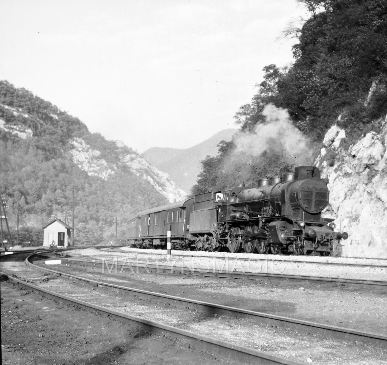 s-l1600  Railways Loco on passenger train 1960's.jpg