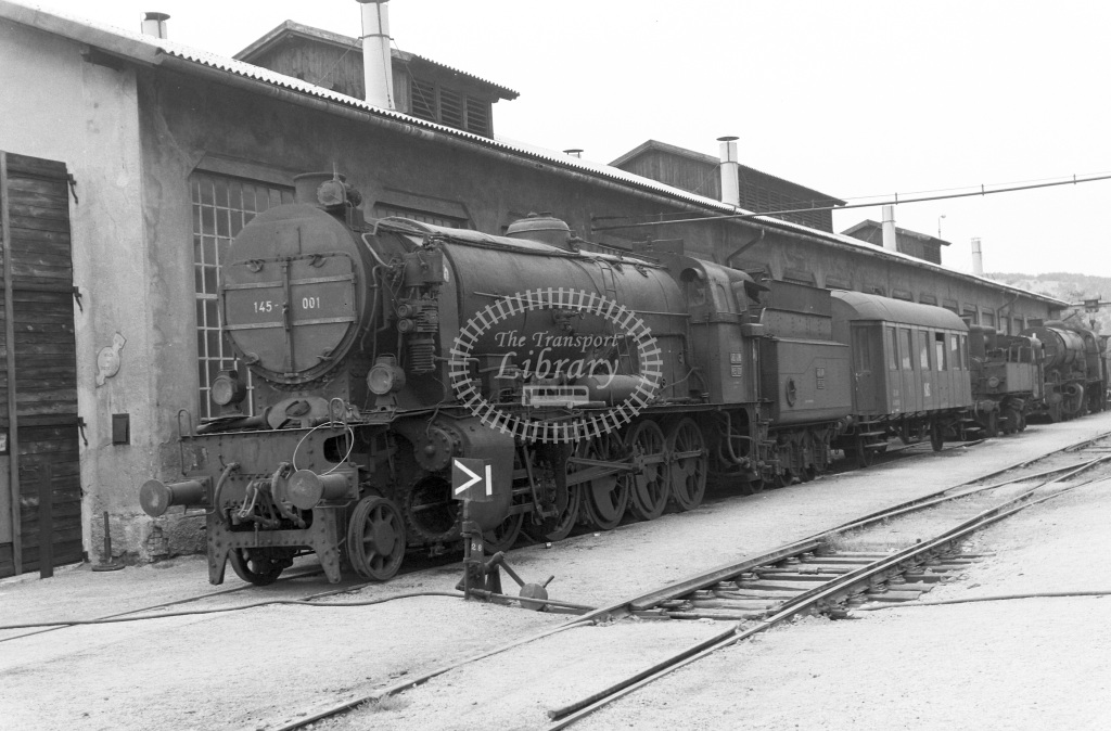 PG4642 JZ Yugoslavia Railways Steam Locomotive Class JZ Class 145 2-10-0 145.001 at Divaca MPD in 1966 - 05.07.1966 - Peter Gray.jpg