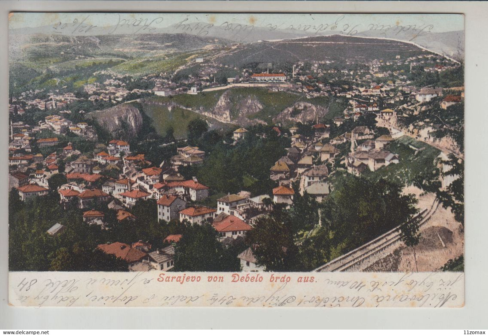 589_001 Sarajevo bahn strecke railway line from Debelo Brdo used 1905.jpg