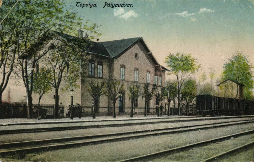 s-l1600 BAČKA TOPOLA, TOPOLYA, Railway Station (1910s).jpg
