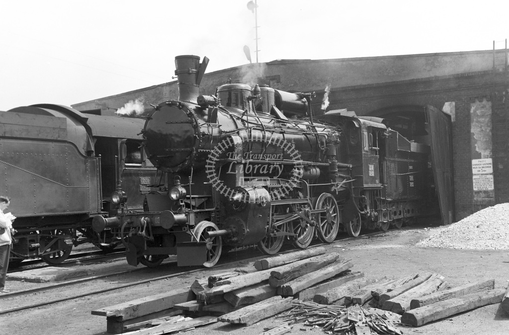 22 PG4745 JZ Yugoslavia Railways Steam Locomotive Class JZ Class 22 2-6-2 22.031 at Osijek MPD in 1966 - 16.07.1966 - Peter Gray.jpg
