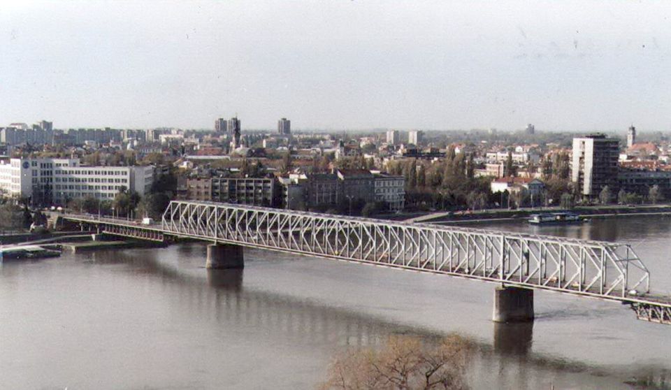 Pogled sa tvrđave na Varadinski most....jpg