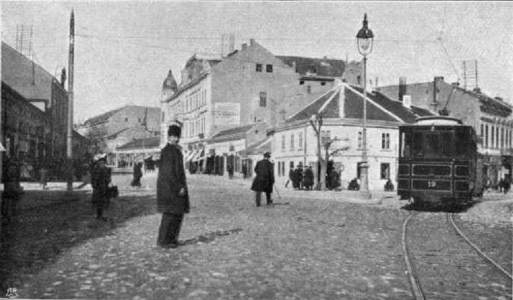Трамвај у Кнез Михајловој улици, 1906. година.jpg