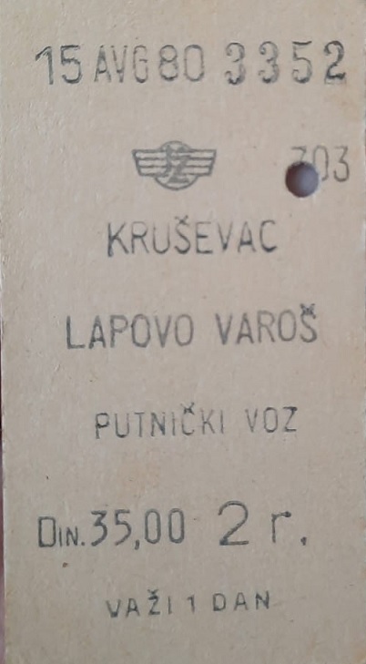 Vozna karta od Krusevac do Lapovo Varos.jpg