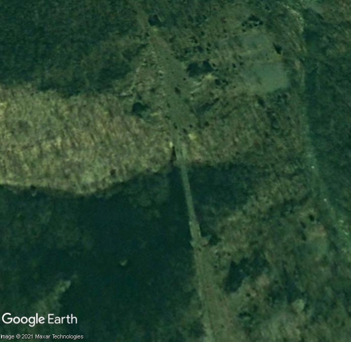Satelitski snimak 3.3.2008. na kojem je most netaknut