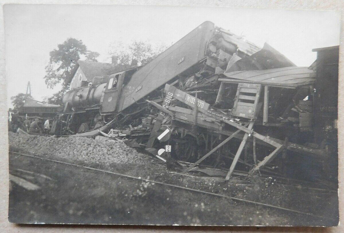s-l1600 Serbia, Kingdom of Yugoslavia, JZ, railway accident, vintage photo 1.jpg