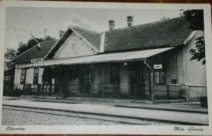216_001 Backo Petrovo Selo,Peterreve,Railway station,Train terminal,Hungarian occupation WWII.jpg
