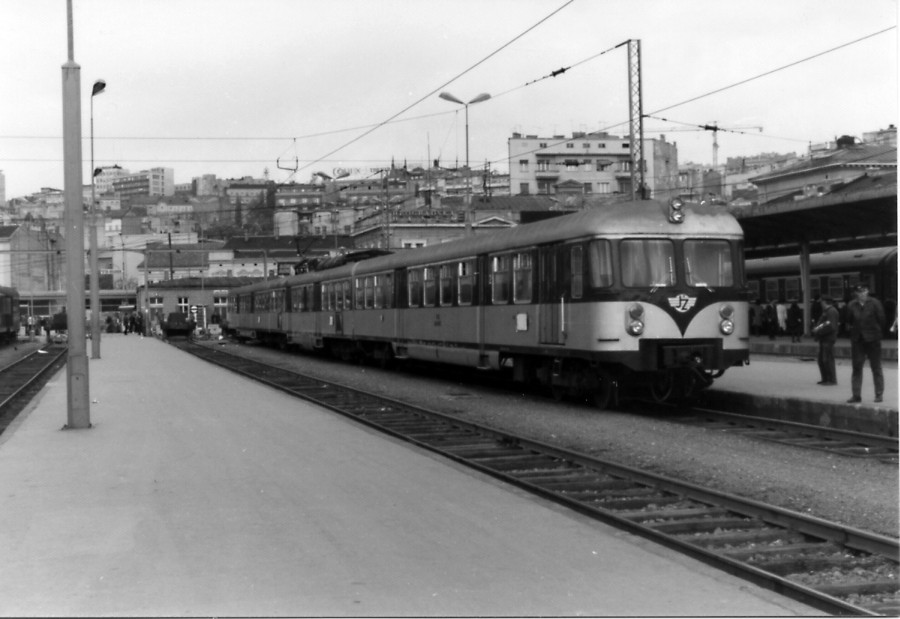 Dizel motorni voz serije 410 u stanici Beograd..jpg