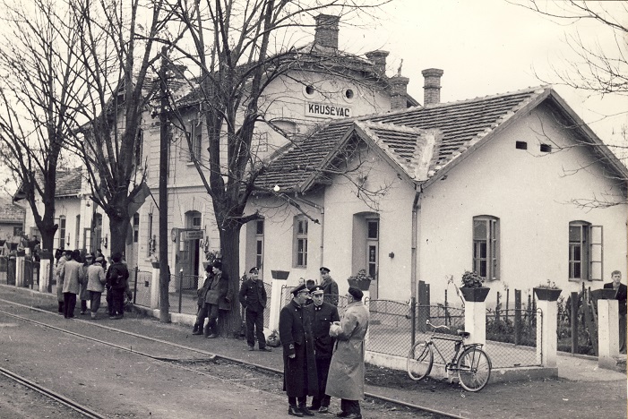 Na stanici Kruševac, 50-tih..jpg