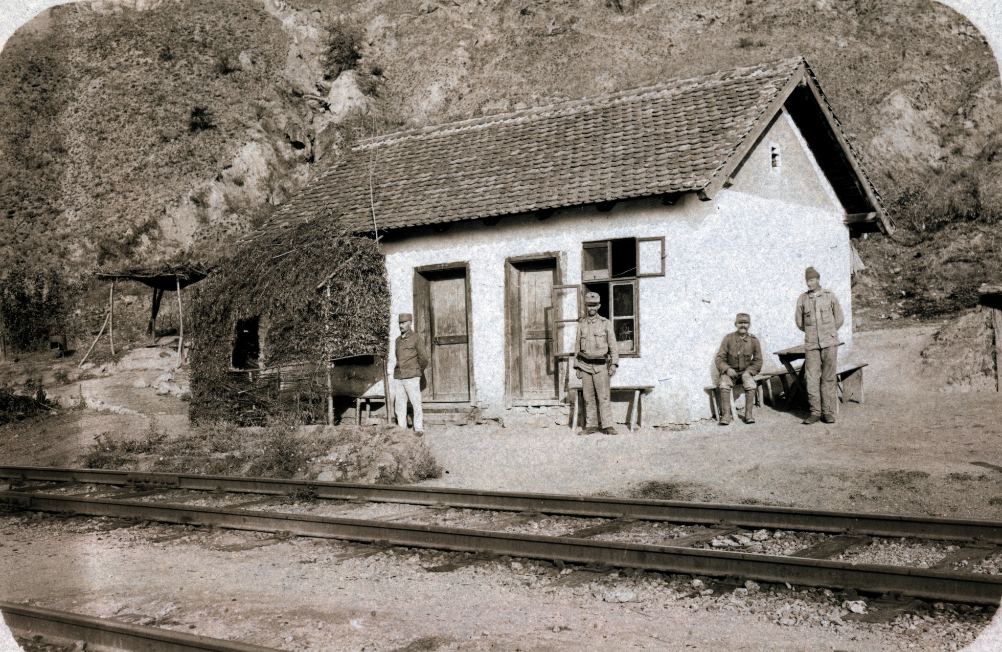 1917 година. Стеванац железничка станица у долини Јужне Мораве.1.jpg